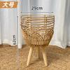 Nuevo Soporte de Flores de Bambú Estante de Flores de Madera Sala de Estar de Pie Planta Verde Balcón Maceta Madera Maciza Decoración Sala de Estar Planta