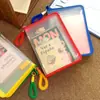 Bolsa Transparente de Gran Capacidad para Archivos A4, Bolsa Portátil con Cremallera para Exámenes de Estudiante, Bolsa de Almacenamiento para Libros de Texto y Documentos de Estudiante Universitario