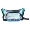 Riñonera Transparente Láser de PVC Spot Amazon Bolsa de Almacenamiento Senderismo al Aire Libre Rafting Fitness Bolsa de Viaje Personalizable