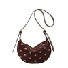 Bolso Cruzado de Moda Estilo Coreano Lunares Ins 2026 Otoño Invierno Nuevo Simple para el Trabajo y el Viaje Bolso de Hombro de Moda tipo Dumpling