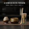 Terno tradicional japonês Matcha Batedor de ovos Matcha Colher Matcha Tigela Matcha Baiben Li Terno de cerimônia Matcha feito à mão
