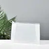 Bolsa Transparente con Cremallera de PVC Bolsa de Plástico para Cosméticos de PVC Bolsa Estéreo para Papelería Bolsa de Viaje Bolsa para Artículos de Tocador y Cosméticos en stock