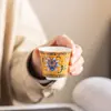 Taza de Té Esmaltada Taza Maestra de Cerámica Taza de Té Estilo Palacio Taza Individual Taza de Té Taza de Té Taza Personal Juego de Té para el Hogar