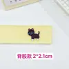 Pegatinas de Tela Bordadas Hechas a Mano Coreanas con Adhesivo para Libros, Lápices, Material Escolar, Bolsas, Banderines DIY, Pegatinas Decorativas para Ropa
