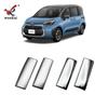 Adequado para Toyota 23 Sienta modificado maçaneta da porta do meio decoração faixa brilhante 10 série especial revestimento maçaneta traseira