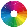 Pôster Roda de Cores Ccs Roda de Cores de Doze Cores CMYK Roda de Cores de Doze Cores RGB Adesivo de Parede Papel de Parede Quadro de Parede Pintura Decorativa