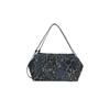 Bolsa Dumpling para Commuter Outono e Inverno para Mulheres, Bolsa de Ombro Jeans com Estampa de Leopardo, Bolsa Boston Vintage Macia Transversal de Ombro, Disponível para Dropshipping