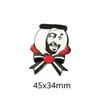 Modelo Quente Transfronteiriço Oriente Médio Emirados Árabes Unidos Retrato do Rei Senhor Esmalte Pintado Emblema Adesivo para Celular Pronto para Entrega