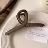 Presilha Grande para Cabelos Grossos, Presilha Tubarão Fosca para Mulheres, Presilha de Cabelo Outono e Inverno, Novo Acessório, Penteado para Parte de Trás da Cabeça, Presilha de Cabelo, Acessório de Cabeça