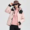 Ropa de Trabajo Personalizada con Logo Impreso para Hombres y Mujeres, Chaquetas 3 en 1 Desmontables, Ropa de Trabajo para Grupos con Bordado
