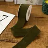 Fita de Veludo Coreana Dupla Face com Borda de Veado Laço para Cabelo Acessórios Flor Caixinha de Presente Embalagem Fita Decorativa Flockada