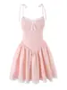 Vestido Dulce Retro Estilo Francés Pura Pasión Cintura de Espina de Pescado Ajustado Delgado 2026 Verano Nuevo Elegante Vestido Corto Cintura Ajustada