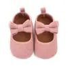 Zapatos de Princesa Bajos con Lazo para Bebé de Primavera y Otoño Zapatos para Bebé Suela Suave Zapatos para Niños Pequeños Venta al por Mayor 2762