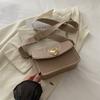 Bolsa Feminina 2024 Novo Estilo Coreano Simples Moda Bolsa Crossbody Elegante Bolsa de Ombro Casual Corrente Da Moda Pequena Bolsa Quadrada