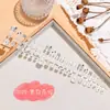Uñas de los piesWearables para Uñas de los Pies de Verano, Piezas de Uñas Pre-Hechas, Piezas de Uñas Ojo de Gato Arcoíris Aurora Hielo Transparente