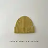 Gorro para Bebé Otoño e Invierno Simple Cálido y a Prueba de Frío Gorro de Lana Tejido para Niños y Niñas, Moderno y Versátil Gorro con Protección para las Orejas Gorro Frío Coreano