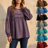 Outono 2026 Nova Moda Casual Europeia e Americana Feminina Blusa Patchwork com Franjas para Lojas Independentes da Amazon