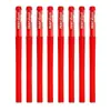 Caneta Gel 0.5 Preto Fosco Vermelho Azul Carbono à Base de Água Estudante Prova Especial Caneta Esferográfica Agulha Venda por Atacado
