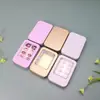Empaque de Caja de Lata Exclusiva de Amazon Tabla Gua Sha Insignia Caja de Lata Uñas Portátiles Piezas de Arte para Uñas Empaque de Caja de Lata