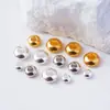 Contas Ajustáveis Silicone Contas de Posicionamento DIY Colar de Pérolas Pulseira de Ouro Contas Acessórios Espaçadores Imitação de Ouro Ajuste Venda no Varejo