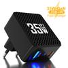 Carregador Rápido Qc 3.0 Pd35W Carregador Rápido Gan Padrão Europeu Padrão Americano Padrão Britânico USB Nitreto de Gálio Transfronteiriço