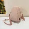 Bolso Pequeño de Doble Capa Estilo Nuevo 2025 para Mujer, Moderno, Sencillo, Casual, Bolso de Hombro Cruzado, Bolso Portátil para Teléfono Móvil para Compras