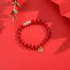 [Shi Lai Run] Pulsera Festiva de Año Nuevo de Badu, Pulsera Roja para el Año del Zodiaco, Atrae Riqueza y Tesoro, Pulsera de Tendencia Nacional