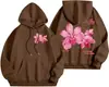 Sudadera de Hip-Hop Retro Street Style Ins para Mujer de Otoño e Invierno Amazon Talla Grande Sudadera con Capucha Estampado de Letras Personalizado