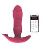 Vibrador invisible para mujer, simulación de pene, teléfono móvil, aplicación inteligente, control remoto, huevo telescópico, dispositivo femenino