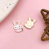 DIY bonito japonês girassol rabanete 1 coelho liga óleo pingando saco chaveiro pingente pingente acessórios