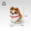 Muñeca de Animal Tejida a Crochet Nueva Hecha a Mano Transfronteriza Rey de la Nieve Regalo Boutique Adornos para Cabeza de Niño Anime Adornos Colgantes de Comida