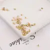 Tubo de Posicionamiento Chapado en Oro de 14K Clip Chapado en Cobre Tubo Fijo Plano Cuentas DIY Hecho a Mano Pulsera Casera Collar Hebilla de Cierre Accesorios Pequeños