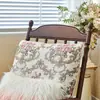 Sillón Mecedor Retro Perezoso Silla de Ocio para Balcón Hogareño Sillón Sofá Reclinable Silla de Ocio Estilo Francés Madera Maciza
