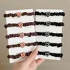 Diadema de Oso, Goma para el Cabello de Color Café, Lazo Sencillo y Elegante, Goma Elástica para Mujer, Diadema de Alta Elasticidad y Duradera al por Mayor