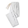 Pantalones de marca de moda de primavera y otoño para hombre, pantalones de pierna ancha, rectos, holgados, para todo tipo de combinaciones, pantalones casuales deportivos holgados con estampado de moda.