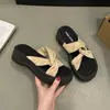 Sandálias Slip-On Modernas de Solado Grosso para Aumentar a Altura para Mulheres, Novidade Verão 2026 Versáteis Antiderrapantes com Plataforma Casuais para Uso Externo