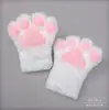 Guantes de Garra de Gato Lolita Rellenos Cosplay Guantes de Dibujos Animados Accesorios de Pata de Gato para Actuación Infantil