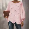 Suéter de Mujer de Talla Grande para Otoño/Invierno 2026 Estilo Europeo y Americano Comercio Exterior Venta Caliente en Amazon con Diseño de Ganchillo Calado de Punto Suelto