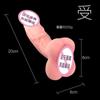 Jiuai Dildo Compartido para Hombre y Mujer Dispositivo de Masturbación Masculina Gay Juguete Sexual para Adultos Masturbación