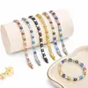 Pulsera Cuadrada de Circonita Colorida de Lujo Ligero de Alta Gama Europea y Americana, Pulsera de Moda Elegante y Tendencia
