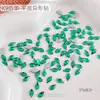 Pedras de Strass para Nail Art Verde Esmeralda Imitação Fundo Plano, Pacote Misto Popular Retro Luxo K9 Mini Chanfradas de Formato Irregular