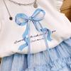 Vestido de Princesa para Niñas Vestido de Verano 2025 Nuevo Estilo Traje de Verano para Niños Falda de Niña Pequeña a la Moda Ropa Casual