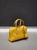 Bolsa Tote de Couro de Camurça Togo Feminina 2025 Nova de Alto Padrão Portátil para Trabalho Ombro Bolsa Boston Bowling