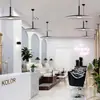 Lámpara colgante estilo minimalista para comedor y dormitorio, moderna simple creativa estilo nórdico LED platillo volador accesorio de iluminación estilo industrial para bar y mesa de comedor