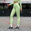 Colarinho quadrado apertado alto elástico fino Yoga esportes manga comprida Profissional Feminino Corrida Secagem Rápida Fitness Pilates Training Top