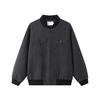 Stiwaup Tendencia Nacional Retro Patrón Estilo Británico Chaqueta de Trabajo Hombre y Mujer Pareja Suelta Chaqueta de Lana J857