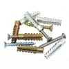 Clavos de tubo de expansión de hierro ligero mejorados, tornillos de expansión ligeros para pared de ladrillo de 6M, para reparar agujeros viejos y prevenir aflojamiento