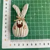 Acessórios de broche de animais de desenho animado estilo japonês com enchimento de algodão, peças decorativas pequenas fofas, materiais semiacabados para artesanato de bordado DIY