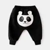 Pantalones de Bebé Dudu de Trasero Grande Conjunto de Invierno Infantil Otoño e Invierno Pantalones Largos de Forro Polar para Niños Pantalones Casuales Elegantes Tendencia de Otoño e Invierno