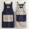 Delantal de Cocina para el Hogar de Moda para Puesto de Trabajo Ropa de Trabajo para Adultos Nuevo Estilo Chino Delantal Anti-Manchas para Cocinar para Catering